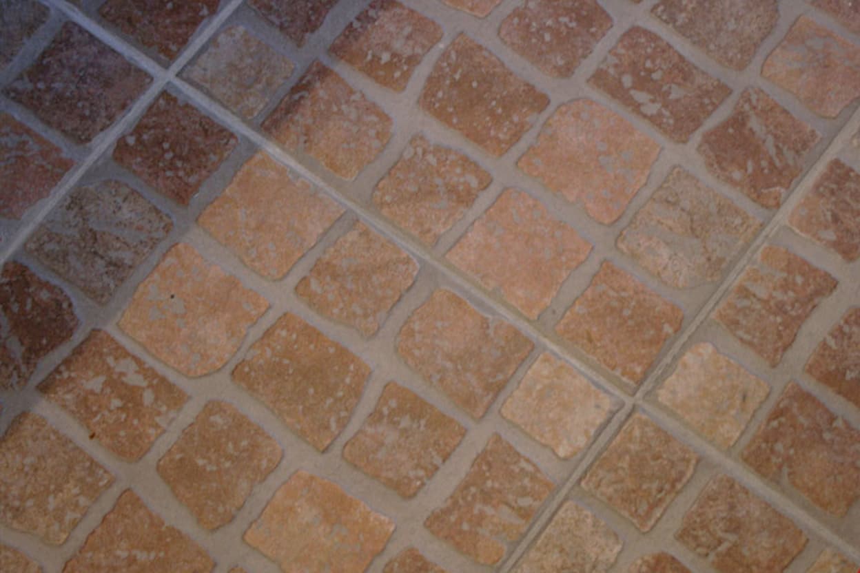 Salle de bain tomettes